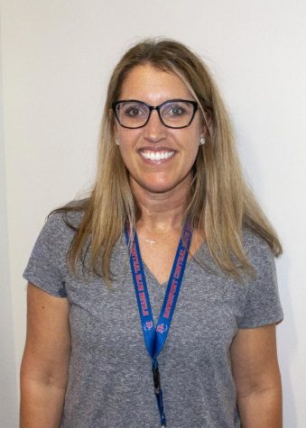 Ms. Alissa Hansel, new Associate Principal of Davenport Central High School, takes time for a quick photo after answering a few questions on Tuesday, Sept. 14, 2021. 
